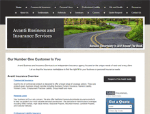 Tablet Screenshot of myavantiservices.com